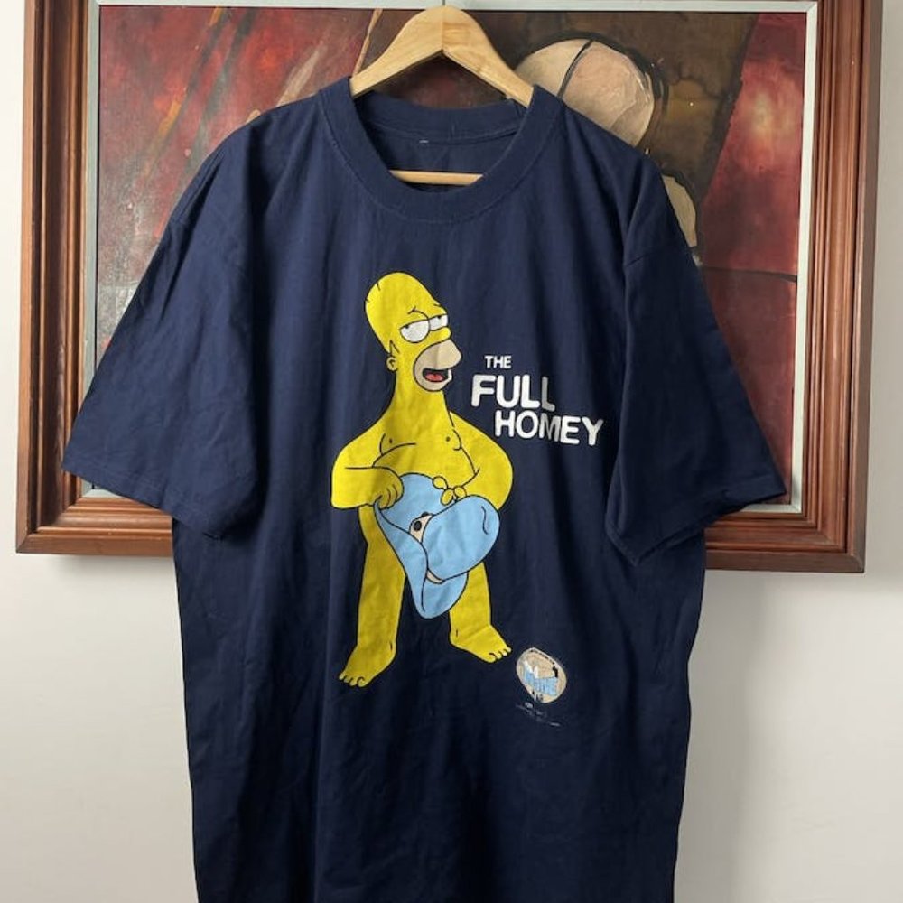1998 The Full Homey t Shirt Homer Simpson Cartoon Comedy